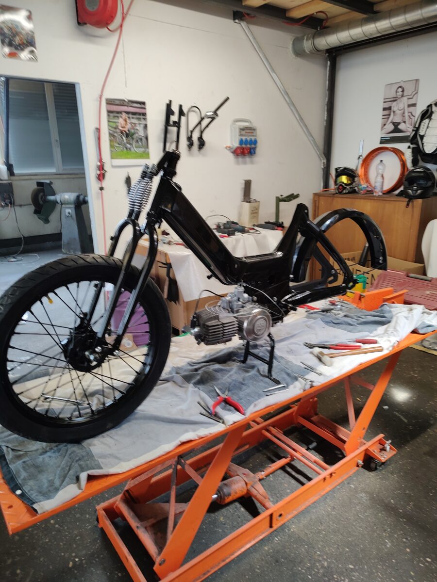 Projekt Springergabel | Puch Maxi N
